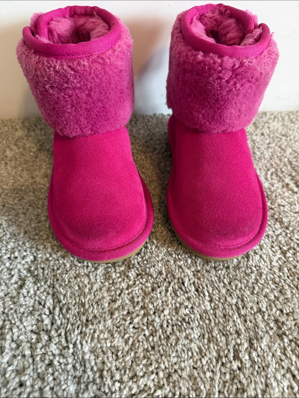 UGG Kids Classic Jona Luxury Boot Hot Pink